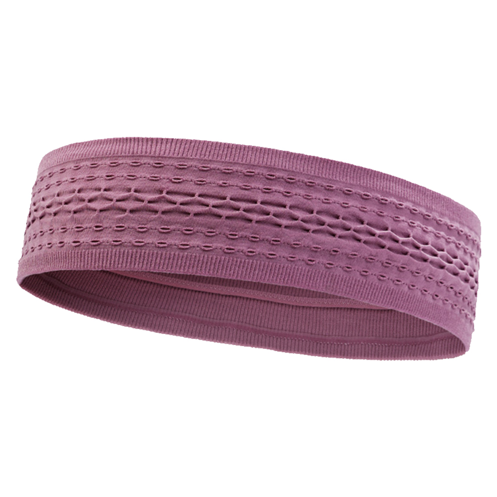 Sportieve hoofdband, zweetband voor workouts, elastische vochtafvoerende hoofdband, ademende zweetabsorberende hoofdband voor buitensporten: Geel