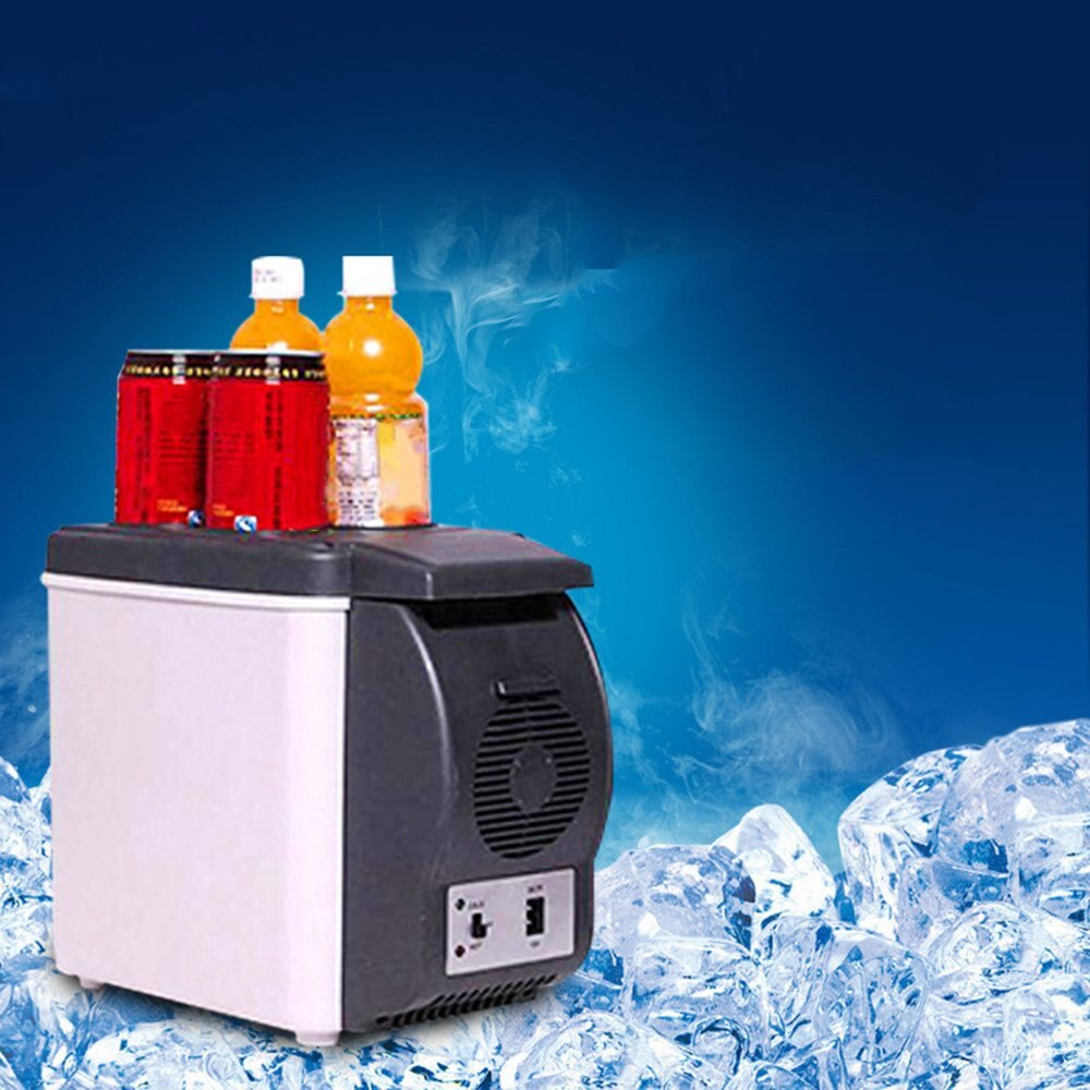 12V 6L Capaciteit Draagbare Auto Koelkast Cooler Warmer Truck Thermo-elektrische Elektrische Koelkast