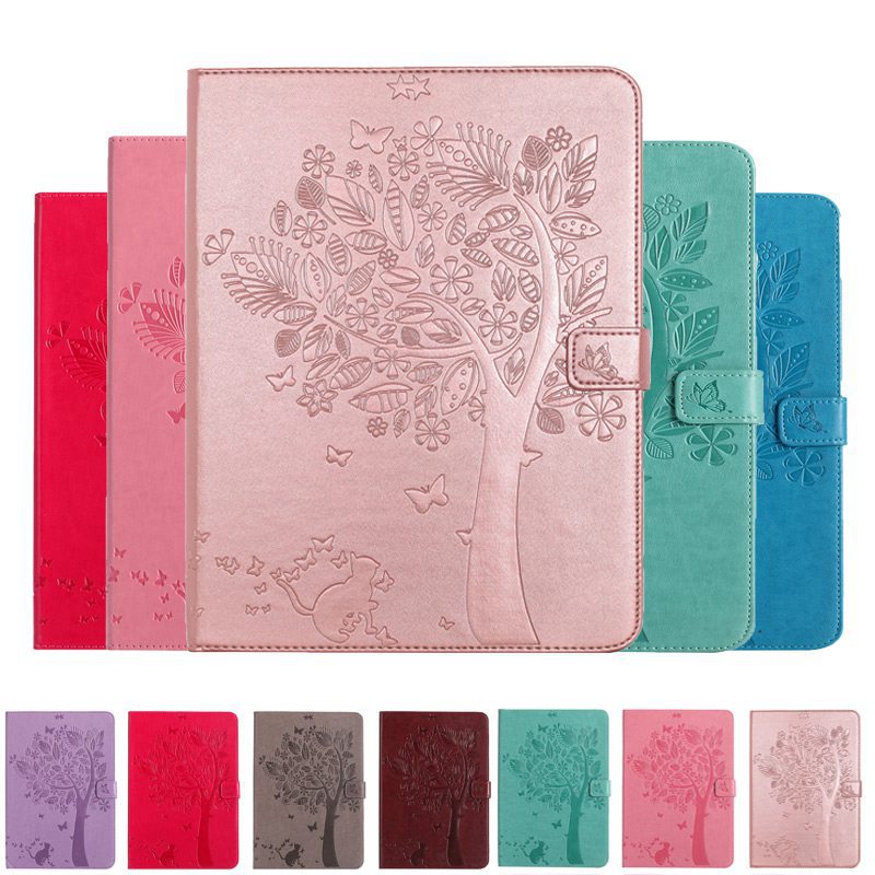 Tablet Case For Samsung galaxy Tab S5E 10.5 T720 SM-T720 T725 Cat Tree Print Cover With Card Slot Tablet case+film+pen