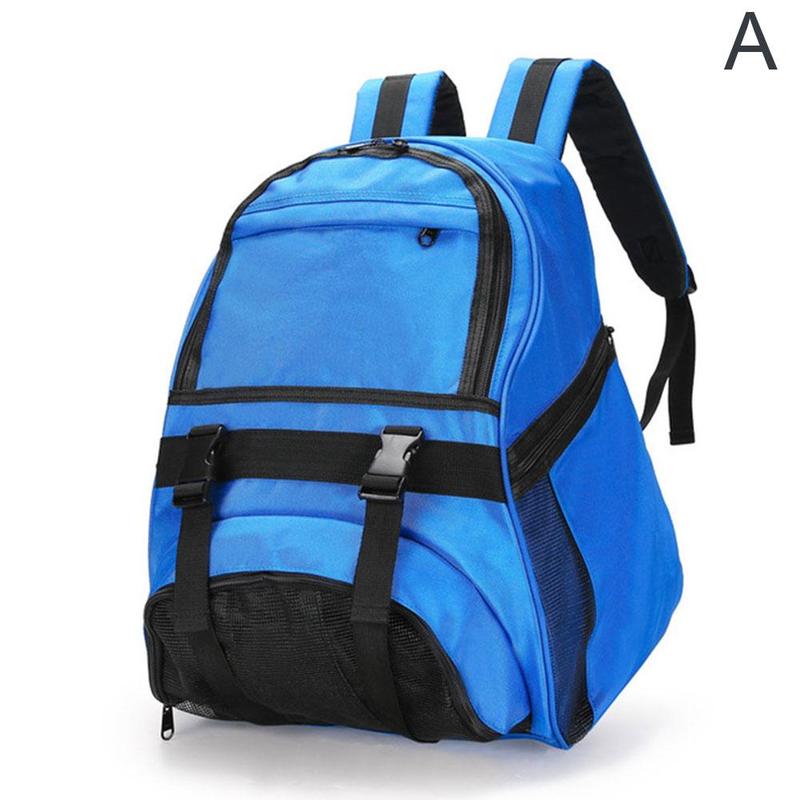Basketball Rucksack Schule Teenager Jungen FußBall Ball FußBall freundlicher Pack Tasche Laptop Netz Pack draussen Tasche Taschen Sport H9j2: eins-Größe Blau