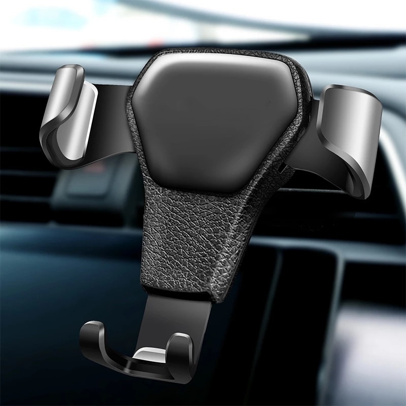 Soporte Universal de gravedad para teléfono móvil, Clip de ventilación de coche, para iPhone y Samsung