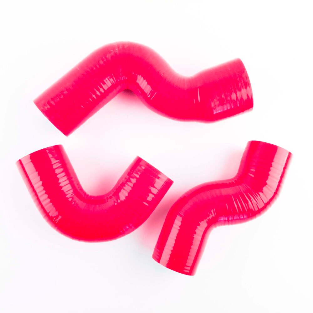 For LANDROVER DISCOVERY 2 TD5 Silicone Turbo Intercooler Hoses Kit: red 3ply