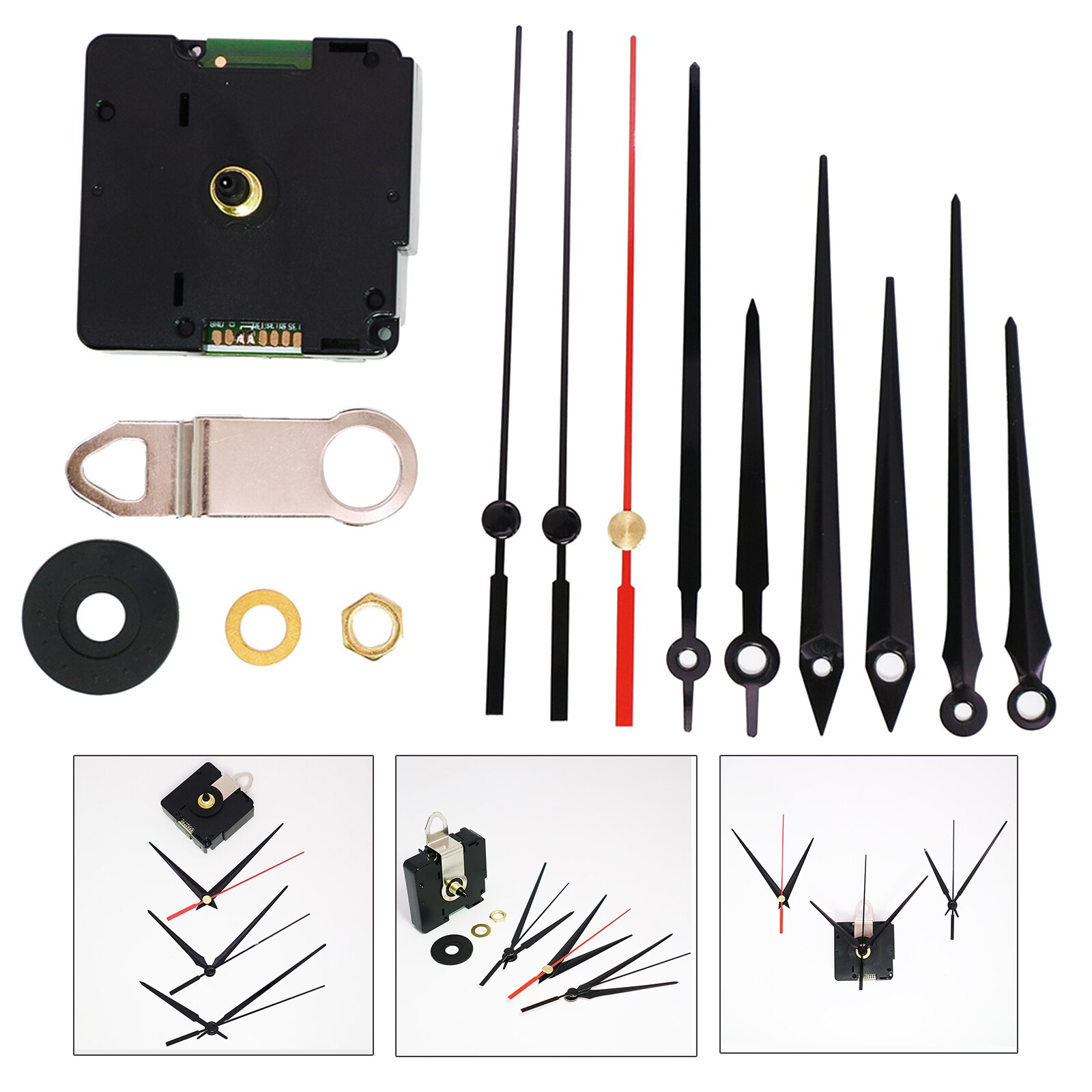 Radio Controlled Pendulum Clock Movement Mechanism DIY Clock Mechanism Parts