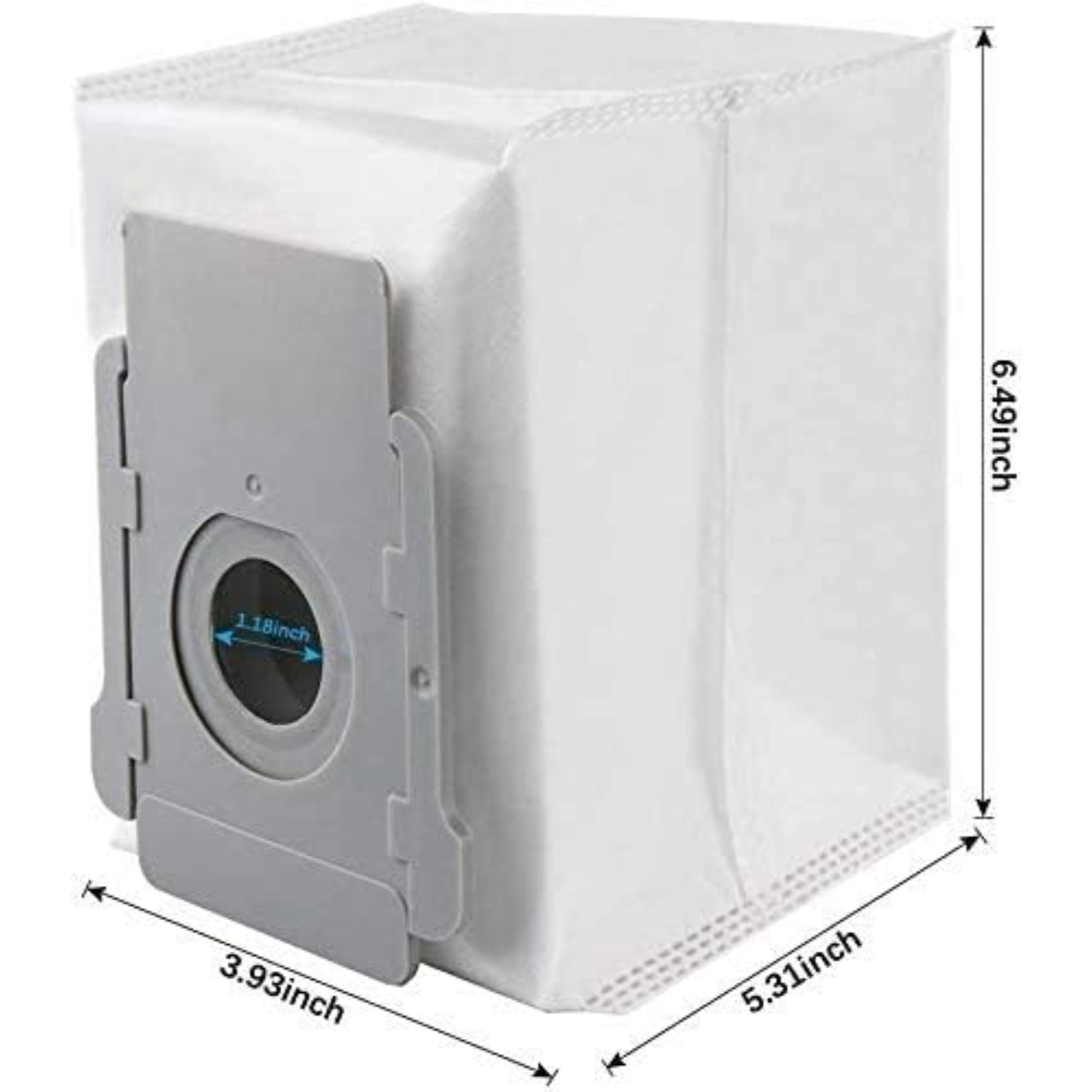 10 Packs Parts for Roomba S9 I7 Vacuum Dirt Disposal Bags Compatible with Roomba s9 (9550) S9+ ， i3, i3+, i4, i4+, i6, i6+ i7