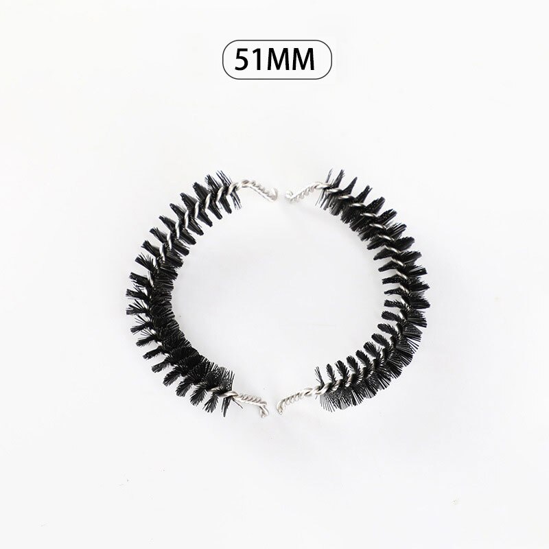 Removable Coffee Machine Cleaning Brush Coffee Maker Espresso Machine Cleaner Replaceable Head Barista Grinder Cleaning Tool: 51mm brush head