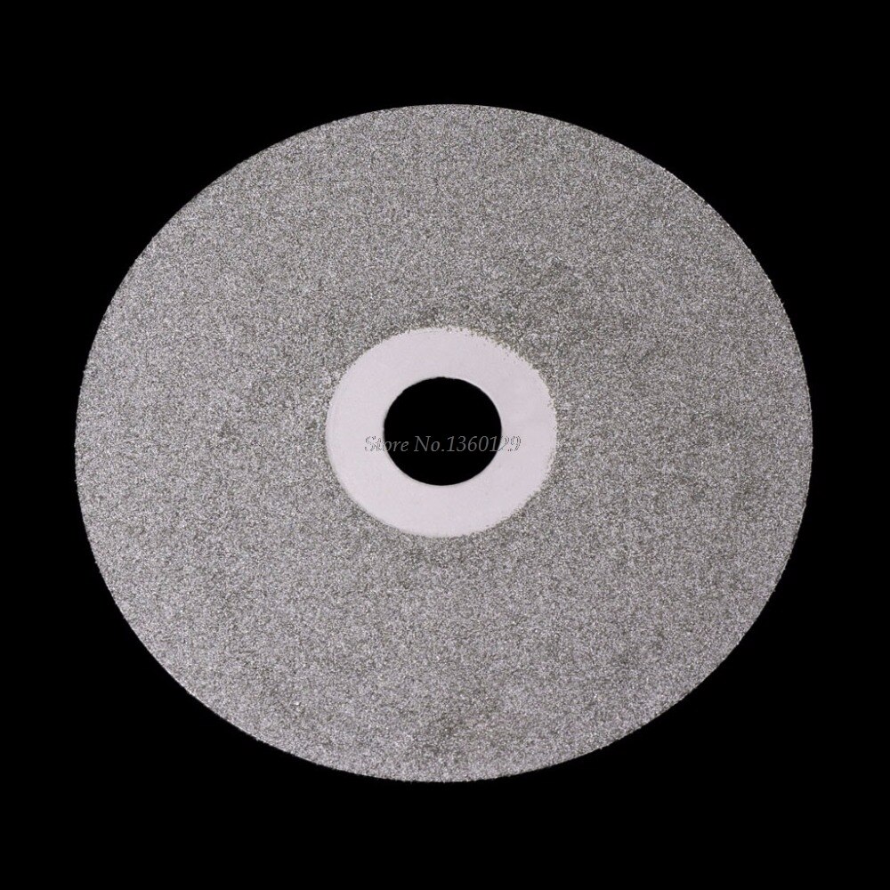 4" 100mm 80-2000# Diamond Coated Flat Lap Wheel Lapidary Polishing Grinding Disc &amp;