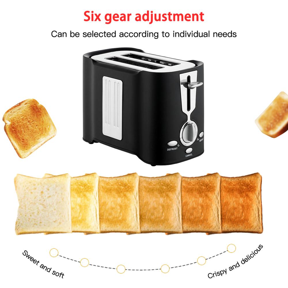 Brødrister automatisk multifunktion let snack sandwich morgenmad maskine hjem brødrister