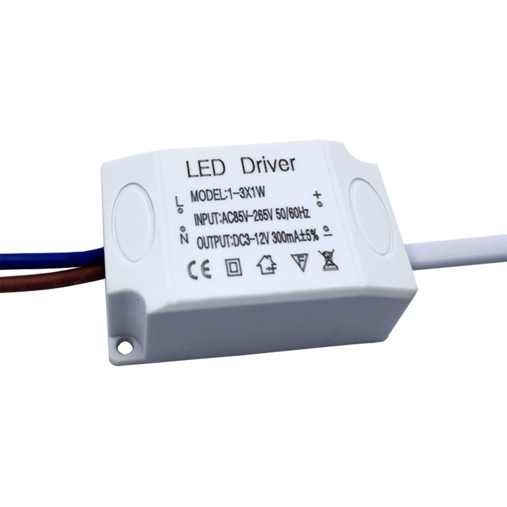 Transformateur LED 40W 12V - Entrée 220-240V AC - Sortie 12V AC 20-60W - Pour Halogènes LED - Dimensions 65x35x18 Mm