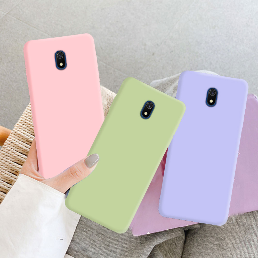 Pour Xiaomi Redmi 8A Coque arrière en Silicone liquide pour Xiaomi Redmi8A coques de téléphone pour Redmi 8A Fundas Coque