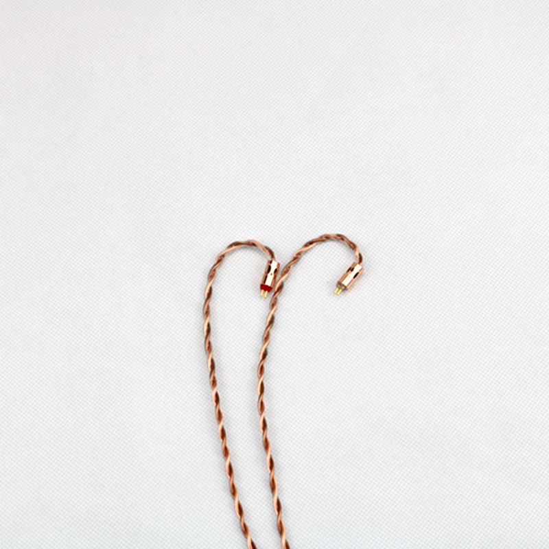 XINHS G10 4-core 7N bright copper+7N dark copper HIFI headphone cable: 2XS / Khaki