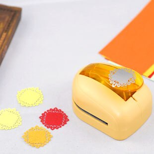 Super Large Size Shaper Punch Craft Scrapbooking star butterfly flower love heart Paper Puncher DIY tools 1pc: Plum