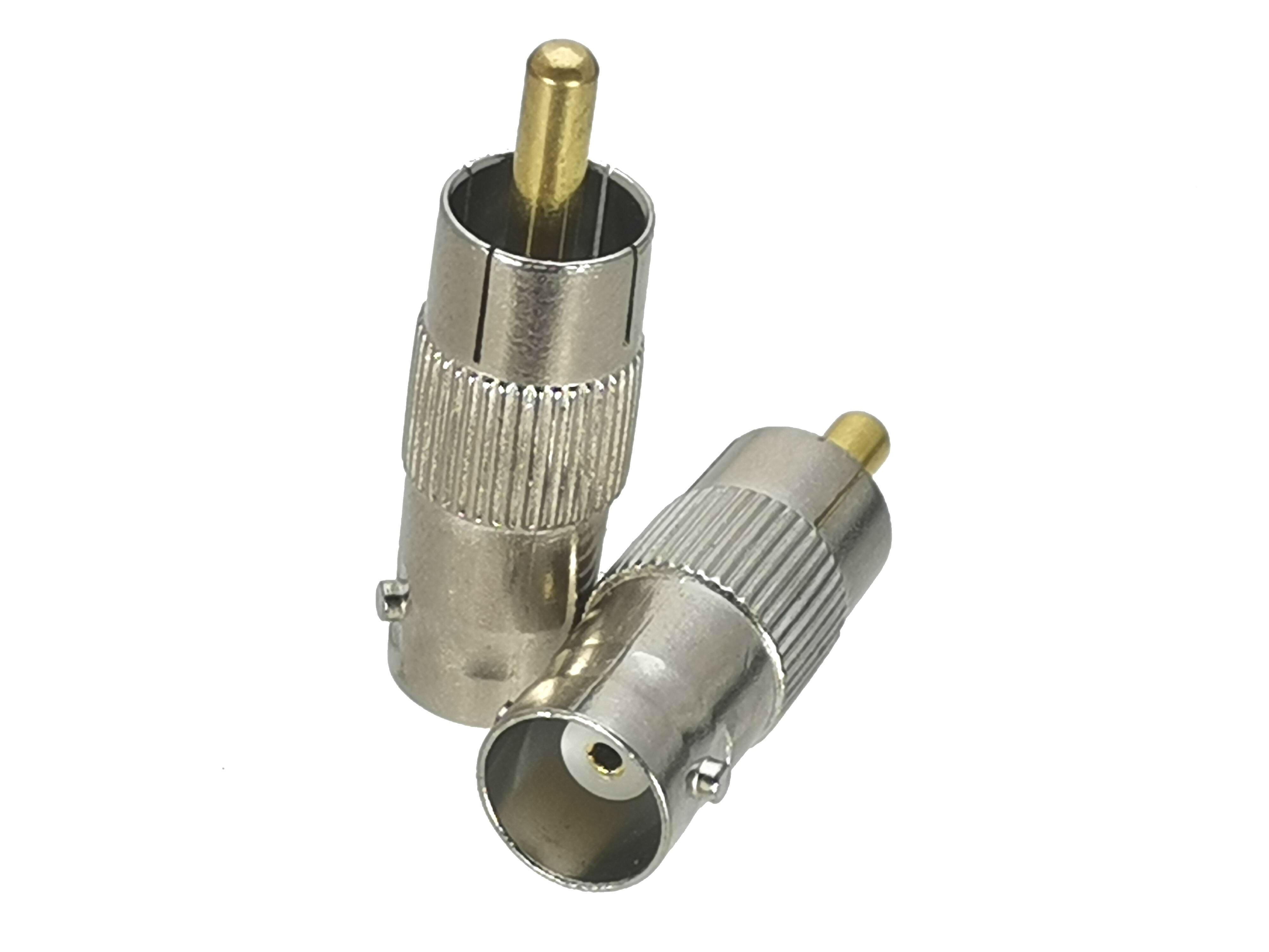 1Pcs Connector BNC Female jack to RCA TV Male plug RF Adapter Coaxial High Quanlity