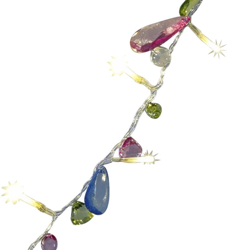 Kristallihelmet valaistus ketju huoneen koristeet tytön sydän makuuhuoneen asettelu riippuvalot tunnelma valaistus merkkijono valot