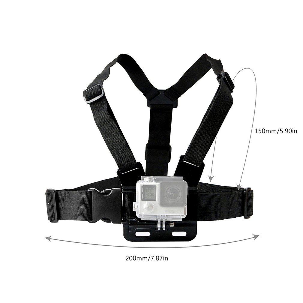 Borst Strap mount riem voor Gopro Hero 7/6/5 4K Action Camera Borst Mount Harness voor goPro voor SJCAM SJ4000 Sport Cam Fix