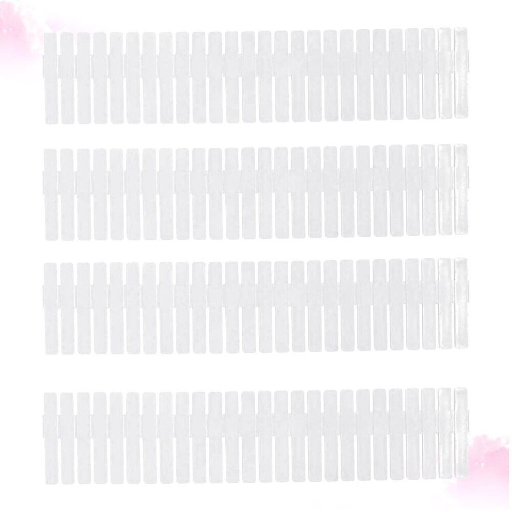 8pcs Adjustable Grid Drawer Dividers DIY Drawer Organizer Dividers Household Storage Rack for Dresser Storage Random