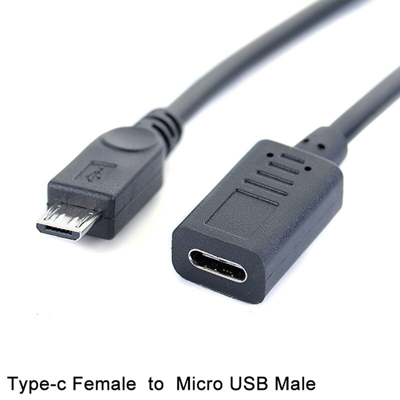 Usb Type-C Female Naar Micro Usb Male Otg Connector Kabel Adapter