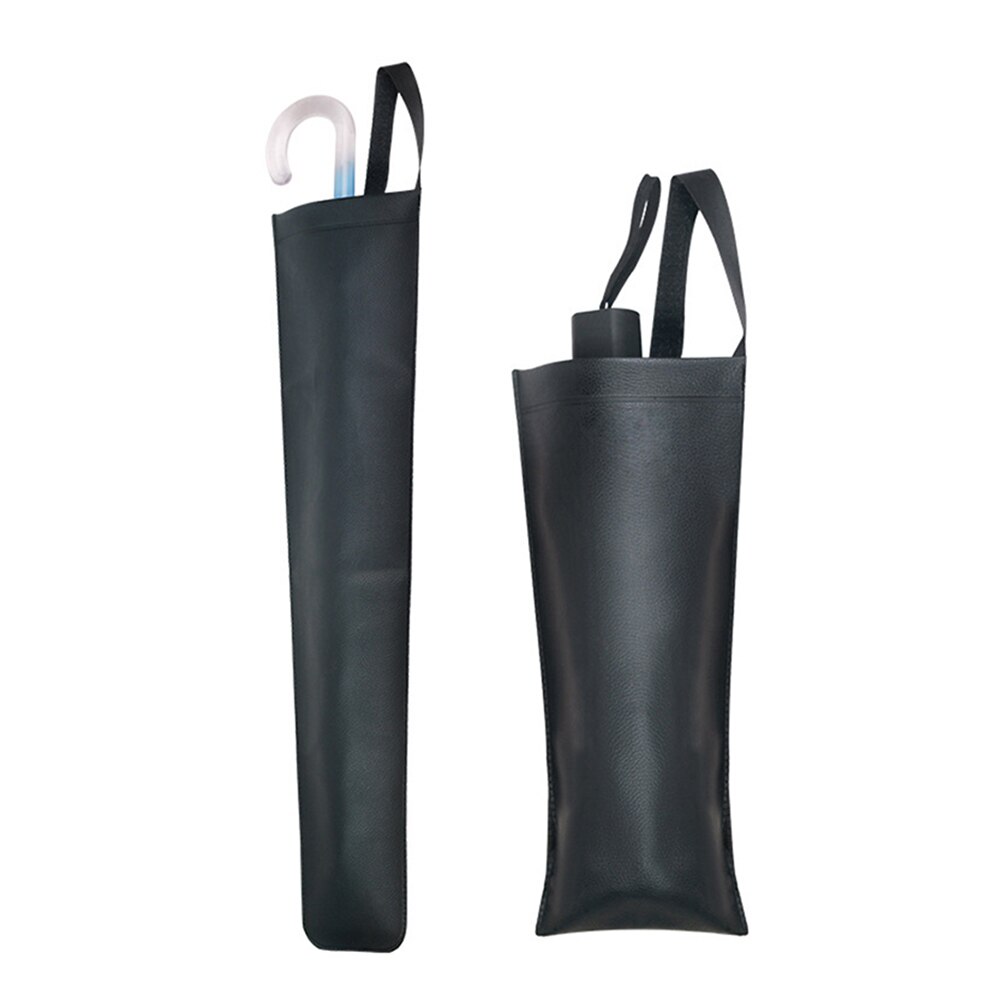 Artificial Leather Car Umbrella Storage Bag Cars Umbrella Pouch Car Seat Back Waterproof Handle Umbrellas Holder Case