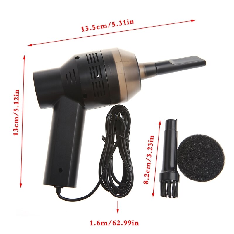 Mini USB Vacuum Cleaner Computer Keyboard Brush Handheld Dust Cleaning Kit