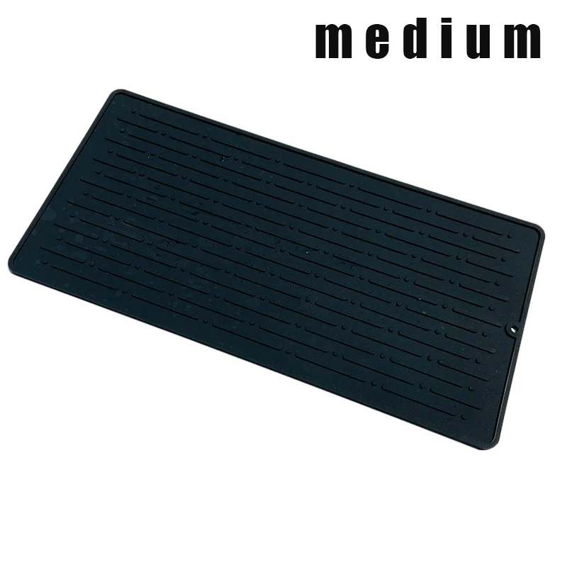 Esteira De Secagem De Prato De Silicone, Esteiras De Louça Resistentes Ao Calor, Tapete De Pia Para Cozinha, Acessórios De Mesa, Novo: Marfim