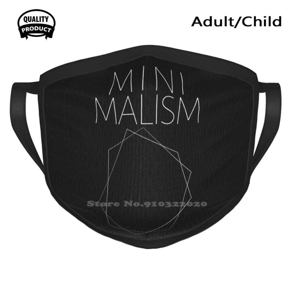 Cache-nez de Sport minimaliste, formes abstraites, coupe-vent, foulard de bouche, de tatouage: Black Mask / Child Size