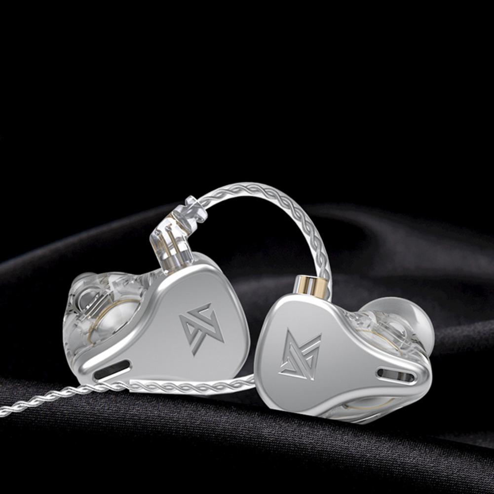 Mais recente unidade de movimentação dinâmica kz dq6 3dd em fones de ouvido de alta fidelidade música esportes fone de ouvido com 2pin prata-banhado cabo kz fones de ouvido
