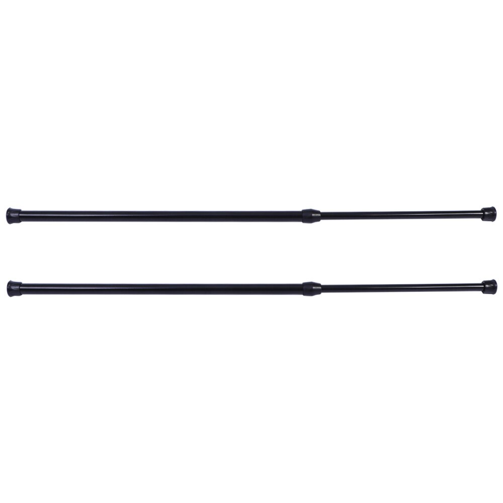 2PCS Punch Free Clothes Drying Poles Curtain Rods Retractable Tension Poles