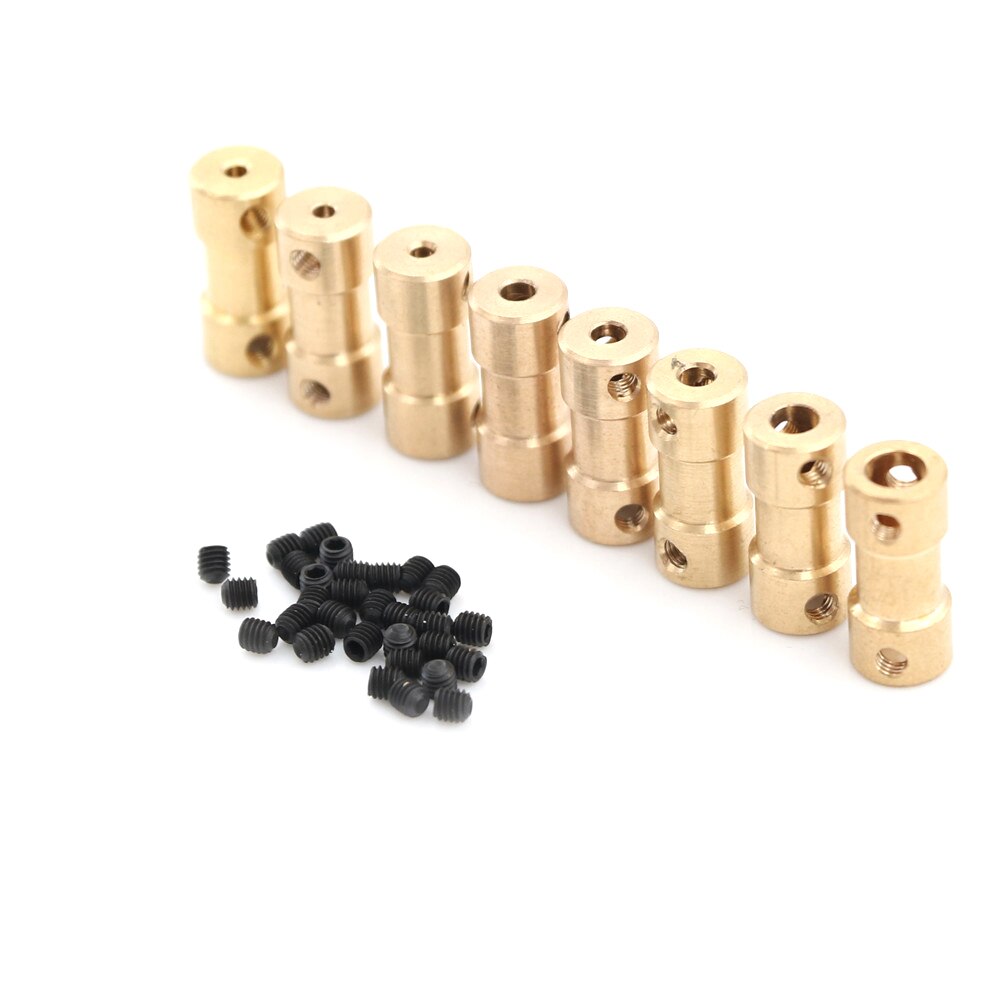 Messing Flexibele Motor Shaft Koppeling Koppeling Motor Transmissie Connector Aandrijfas 2Mm 5 Connector Boot Rc C22