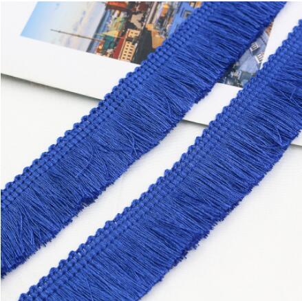 5 meter polyester fransar spetsar handgjorda kuddar kläder örhängen smycken dekoration tofsar mesh vit rosa ros 2.5cm: No6