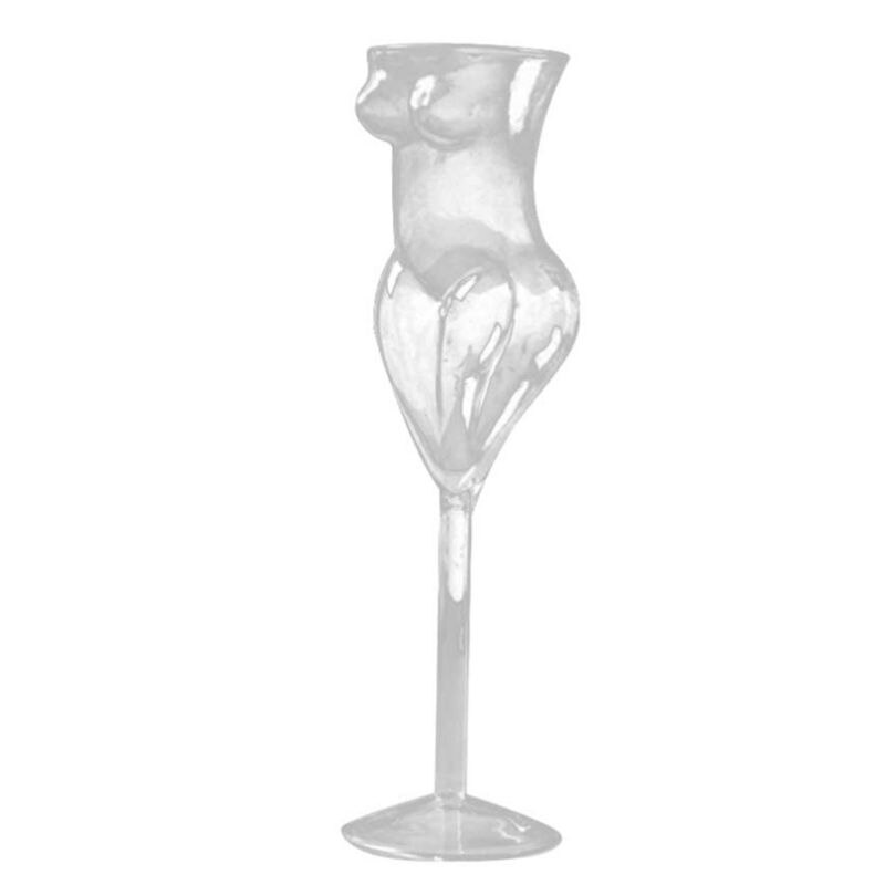 Female body Champagne Wine Glass Goblet Beauty Body Cocktail Glass for Bar and Club Funny Wine Glass #1: C