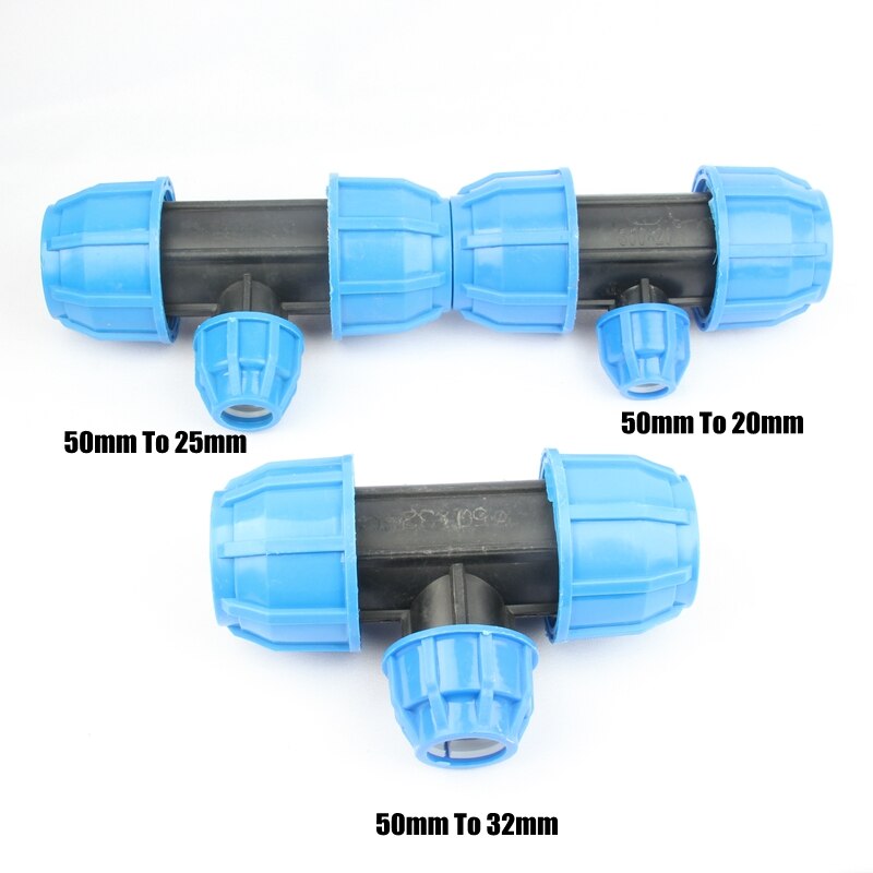 20mm to 50mm reducer tee stik landbrug drivhuse pe... – Grandado