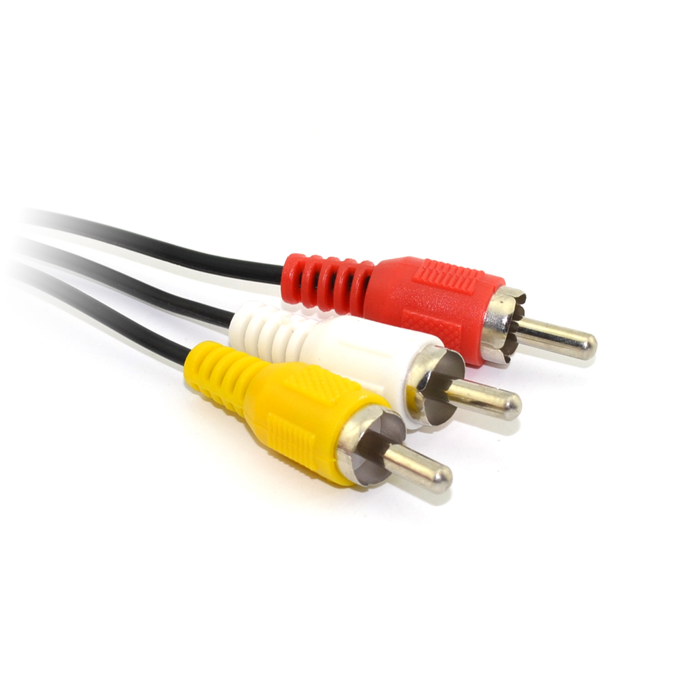 Cable de vídeo AV TV RCA para Game cube, para SNES, Nintendo 64, 180cm, 6 pies, 10 Uds.,