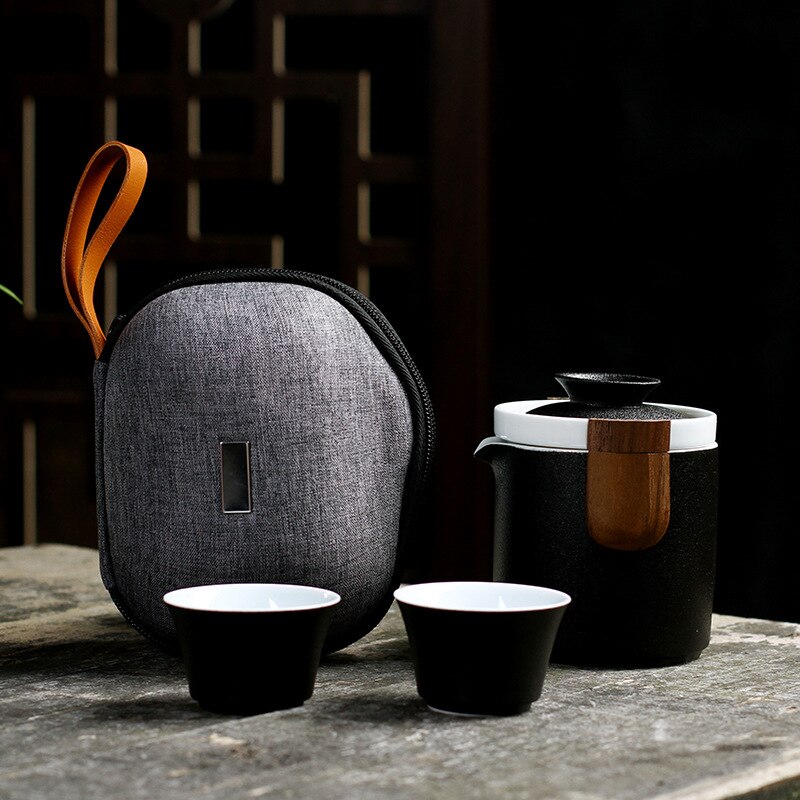 Travel tea sets are easy to carry tea set cup tea cup set: B