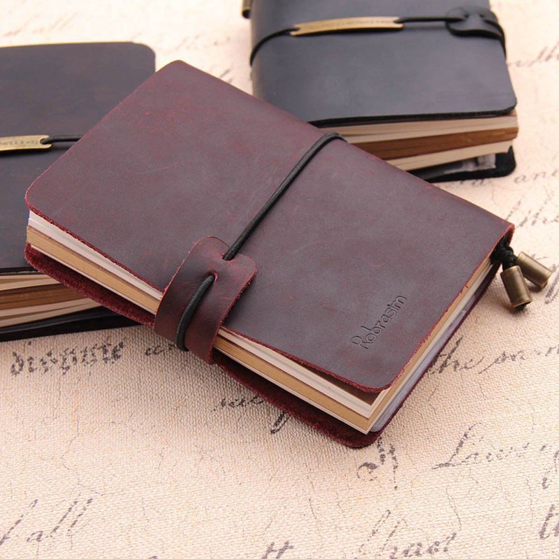 PPYY-Handmade Traveler's Notebook, Leather Travel Journal Notebook for Men &amp; Women, Perfect for Writing, , Travelers, 5.2 x