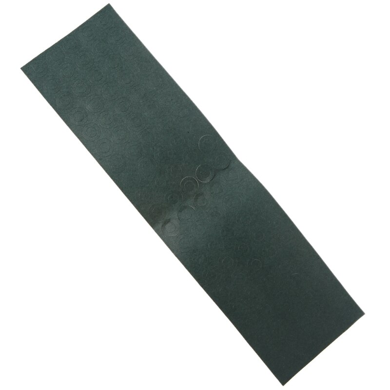 Almohadilla de aislamiento hueca con ánodo de batería, 100 unids/lote, junta de papel de cebada puntiaguda, 18650