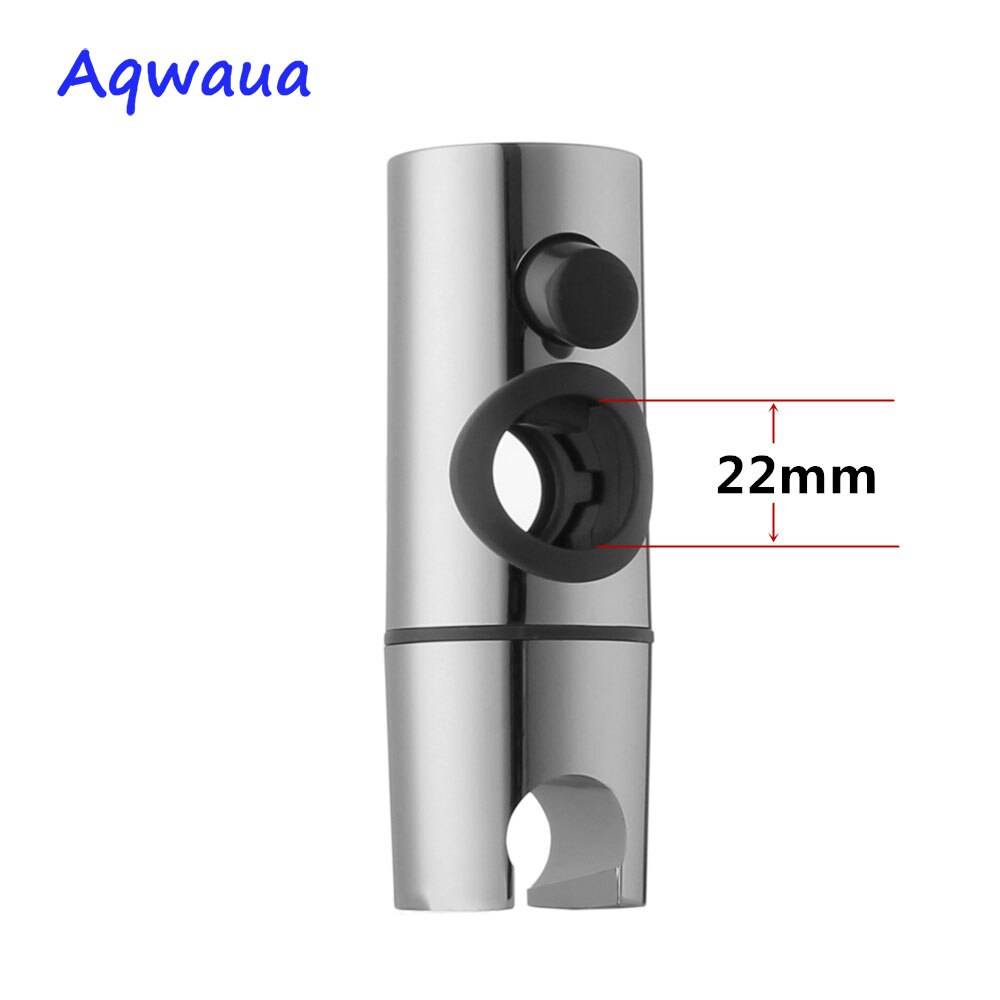 Aqwaua Handheld Shower Head Holder Adjustable Height & Angle Sliding Bar Sprayer Replacement Part for Showers 22-25mm: Brushed Nickel