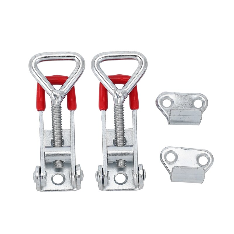 10 Pack Adjustable Toggle Latch Clamp 150Kg Holding Capacity, 4001 Heavy Duty Quick Release Pull Latch Toggle Clamp