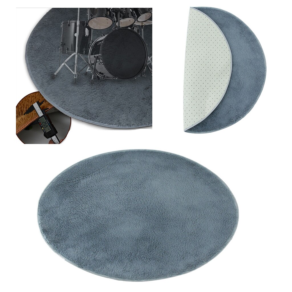 Shockproof Durable Round Drum Carpet Mat for Electronic Drum/Drum Kit