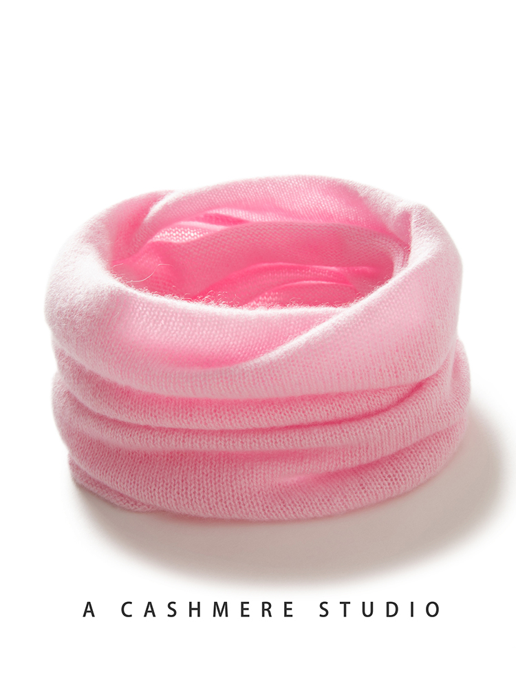 Women 100% Cashmere Bottom Price Tube Scarf Lightweight Neck Ring Warmer Cowl Collar Loop Female Soft Knitting Accessories Girls