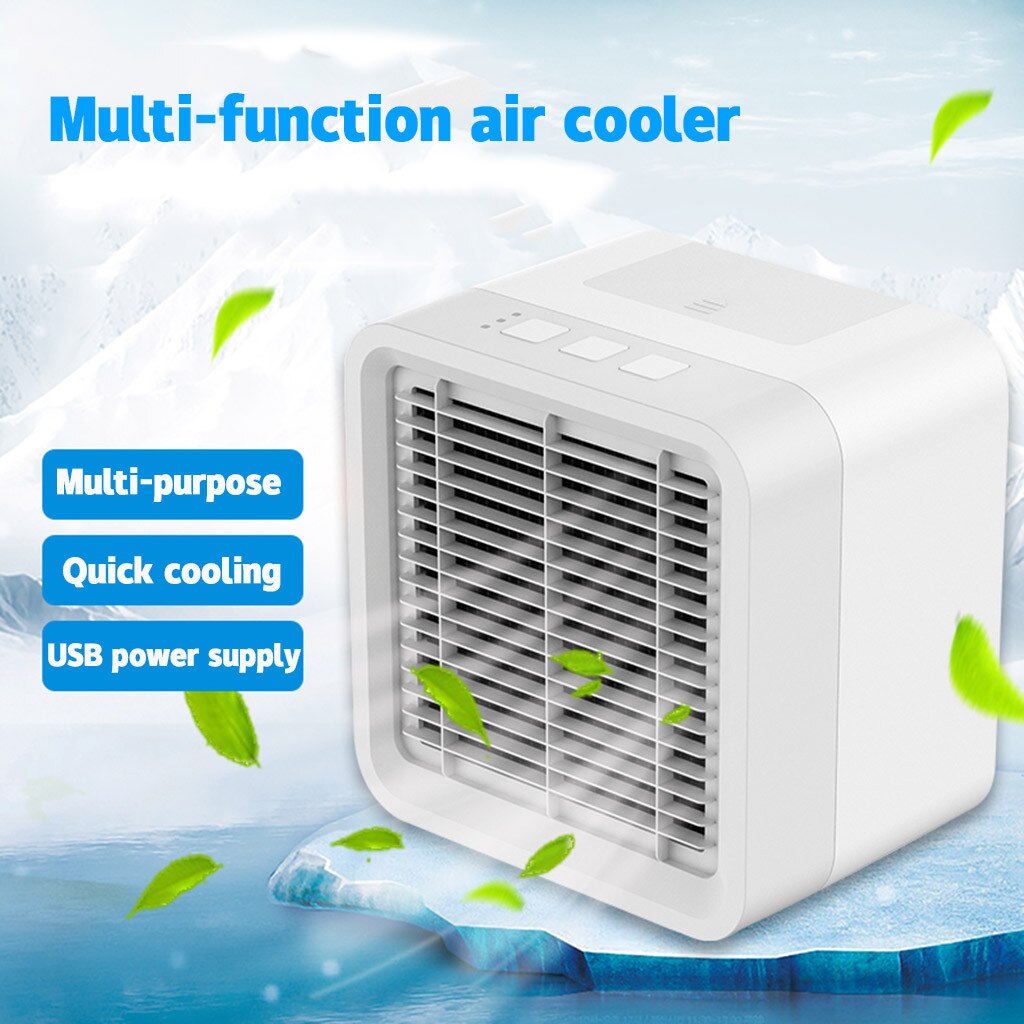 Portable Mini Air Conditioner Air Cooler Multi-function Table Air Conditioning Fan Aromatherapy Home Refrigerator Cooler#g40