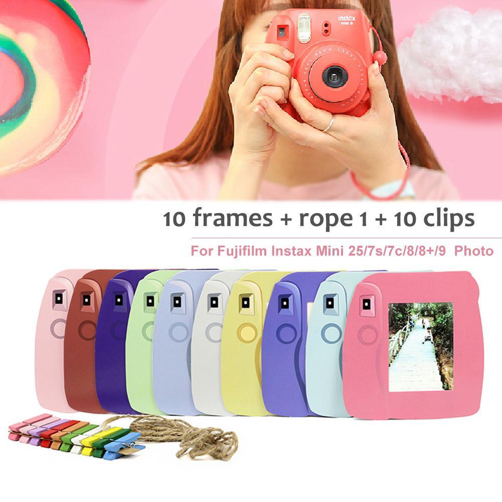 10 Stuks Per Set Innovatieve Kleurrijke 3 ''Muur Paperclip Fotolijst Fotografische Home Decor Universele Foto Opknoping Frame