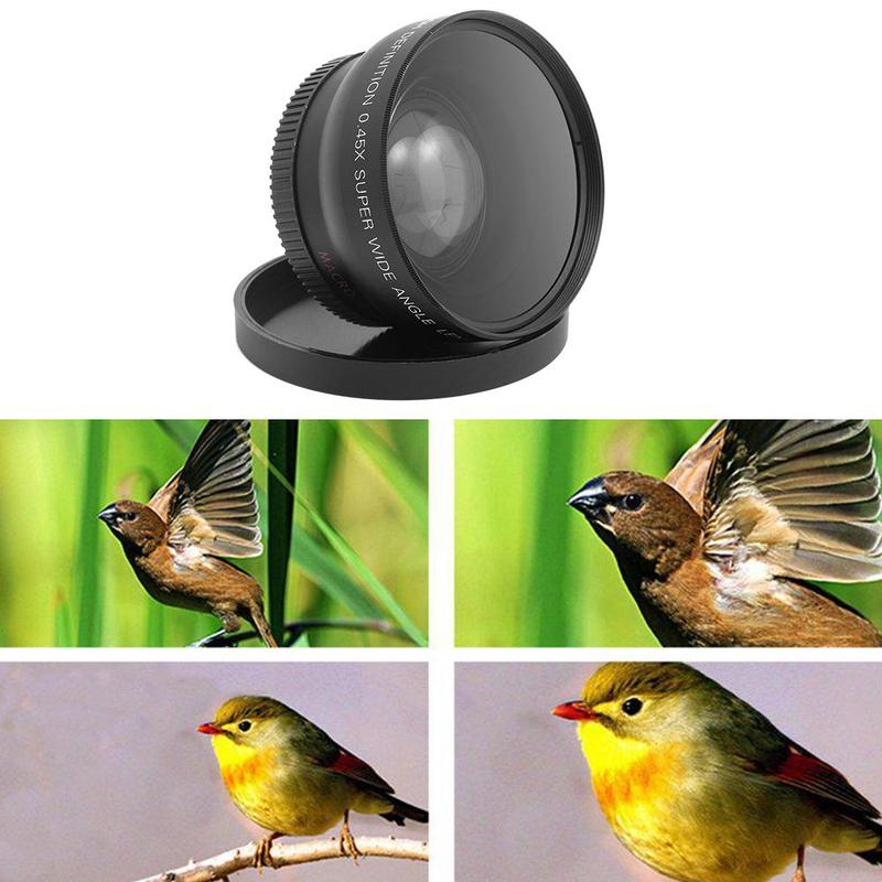 0.45x Wide Angle Lens Macro Lens For NIKON D60 D70 Accessories D3000 Lens D50 D300S D3200 Camera Wide D3100 D70S D T6I3