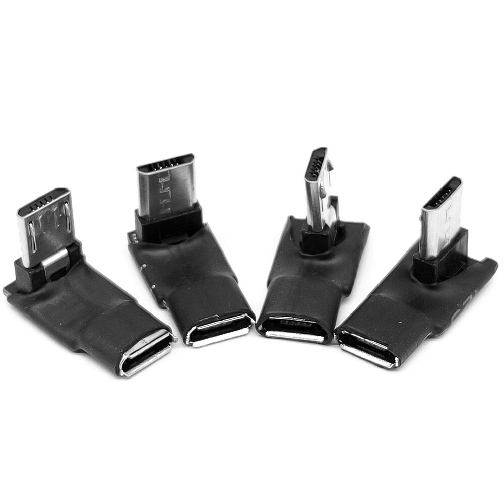 90 Degree USB Left &amp; Right Angled Micro 5pin Female to Micro USB Male Data Adapter To Mini USB Connector Plug Micro USB