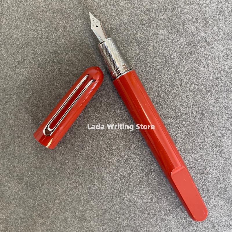 M-series with magnetic cap, fountain pen, rollerball pen, colorful resin holder, beautiful, smooth, writing gifts: Navy blue / Whether