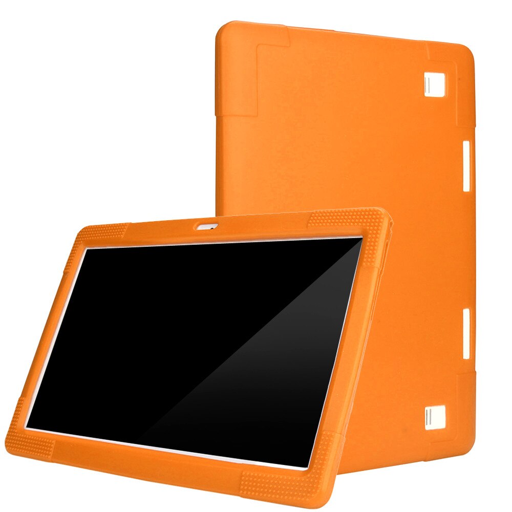 Protection Universal Silicone Cover Case For 10 10.1 Inch Android Tablet PC Waterproof Tablet Cases Covers: Orange