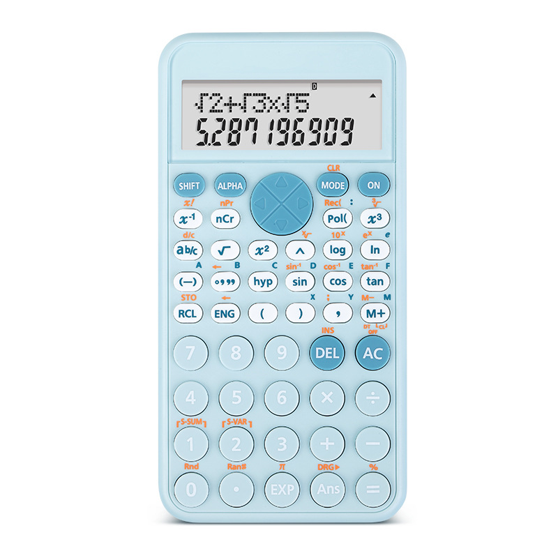 Scientific Function Calculator College Student Examination Physical Chemistry Contest Accountant Office Calculator: BLUE