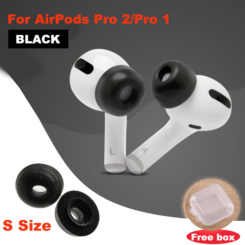 Erinnerung Schaum Ohr stöpsel für Apfel Airpods Profi 2 Schaumstoff spitzen Ohr polster Ersatz Kopfhörer Ohr stöpsel für Airpod Profi Ohrhörer Zubehör: XS / Olive