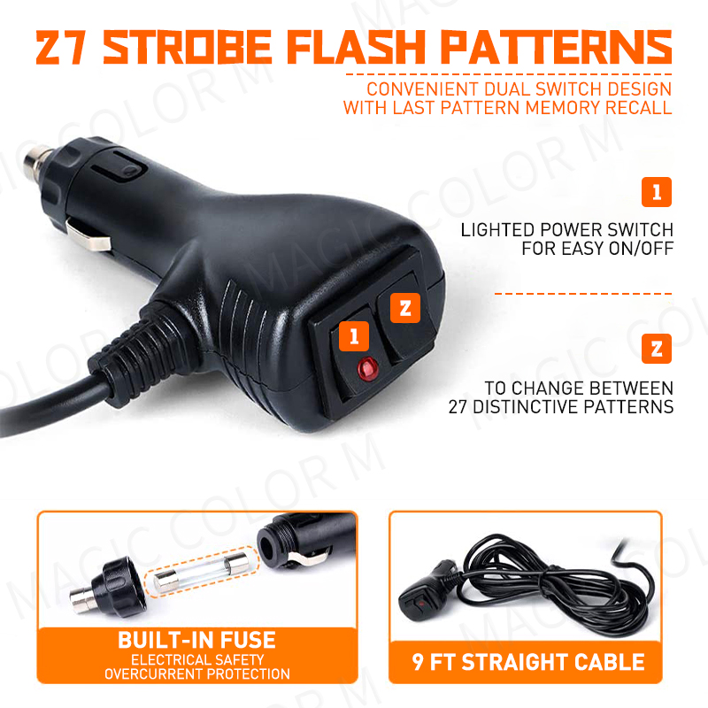 40 LED Strobe Licht Notfall Blitz Warnung Lampe Auto Windschutzscheibe Bar Verkehrs Advisor Taschenlampe Rot Blau Auto Zubehör 12 V-24 V