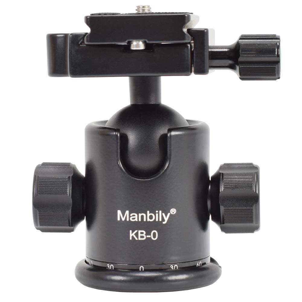 Manbily A-666 Professionele Draagbare Reizen Dslr Camera Monopod Statief Stand, KB-0 Balhoofd, M2 Stand Base, max Hoogte 1.8 M