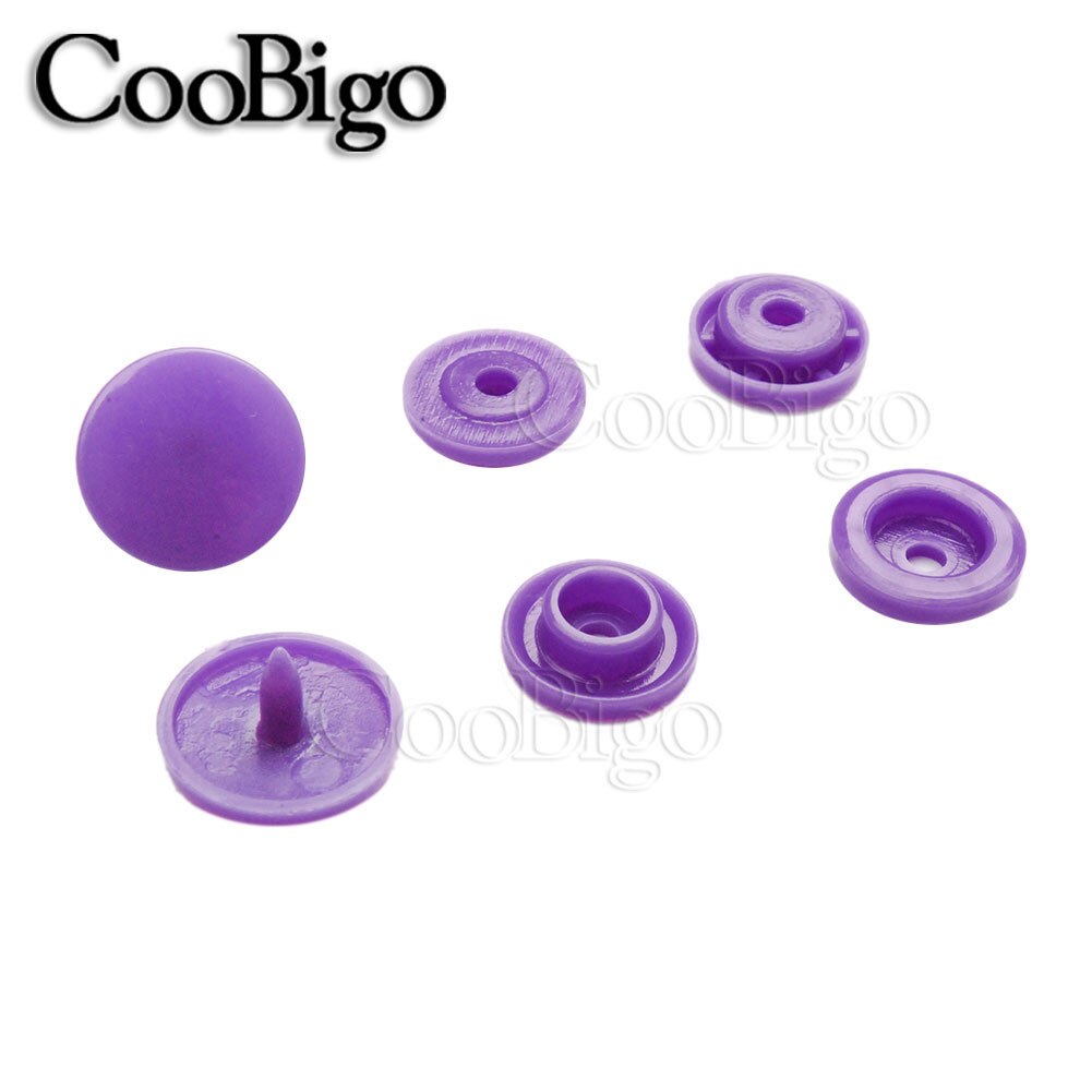 50Sets Round Plastic T5(12mm) Snaps Button Fasteners Quilt Cover Sheet Button Garment Accessories For Baby Clothes Clips