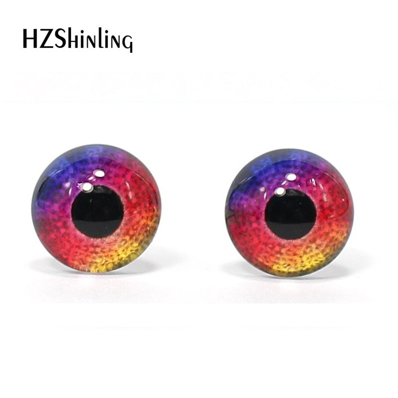 3 par 12mm håndlavede runde glas øjne drage monster øjne glas cabochons diy dyr kæledyr dukke legetøj øjne tilbehør